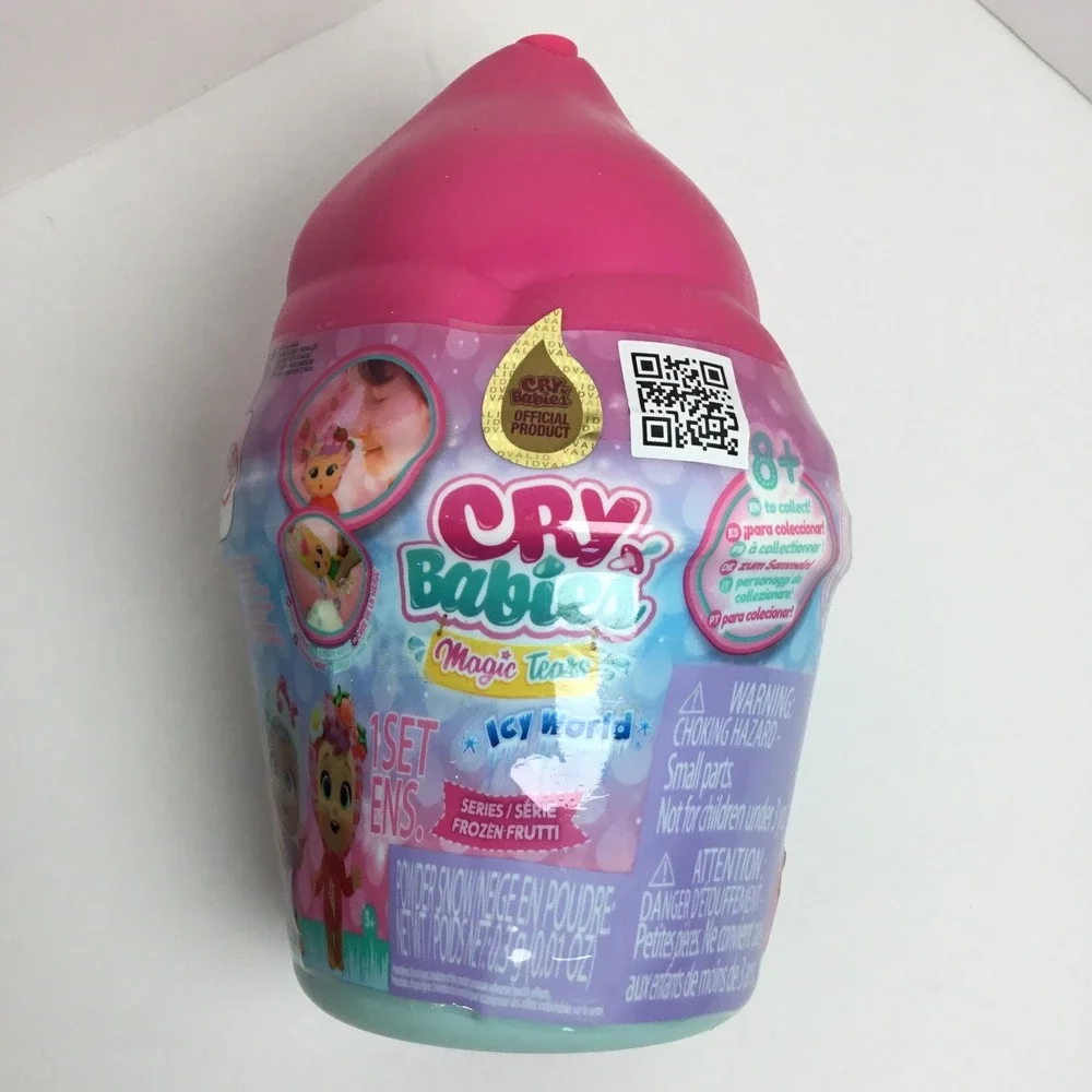 Cry Babies Magic Tears Icy World Frozen Frutti Doll Playset‎ New